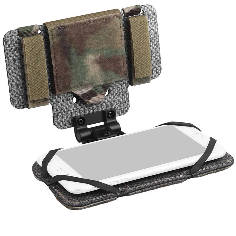 

Lightweight Tactical Navigation Folding Plate MOLLE Mobile Phone Holder Tactical Vest Accessories Outdoor Folding Plate