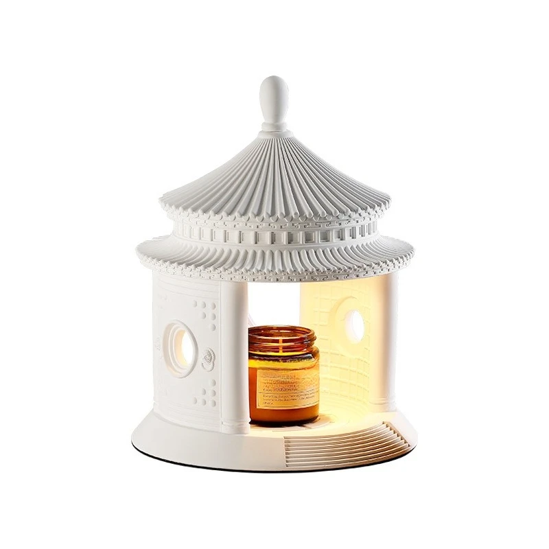 

Aromatherapy wax melting lamp Gypsum lamp Fireless candle melting lamp Bedroom bedside atmosphere night light