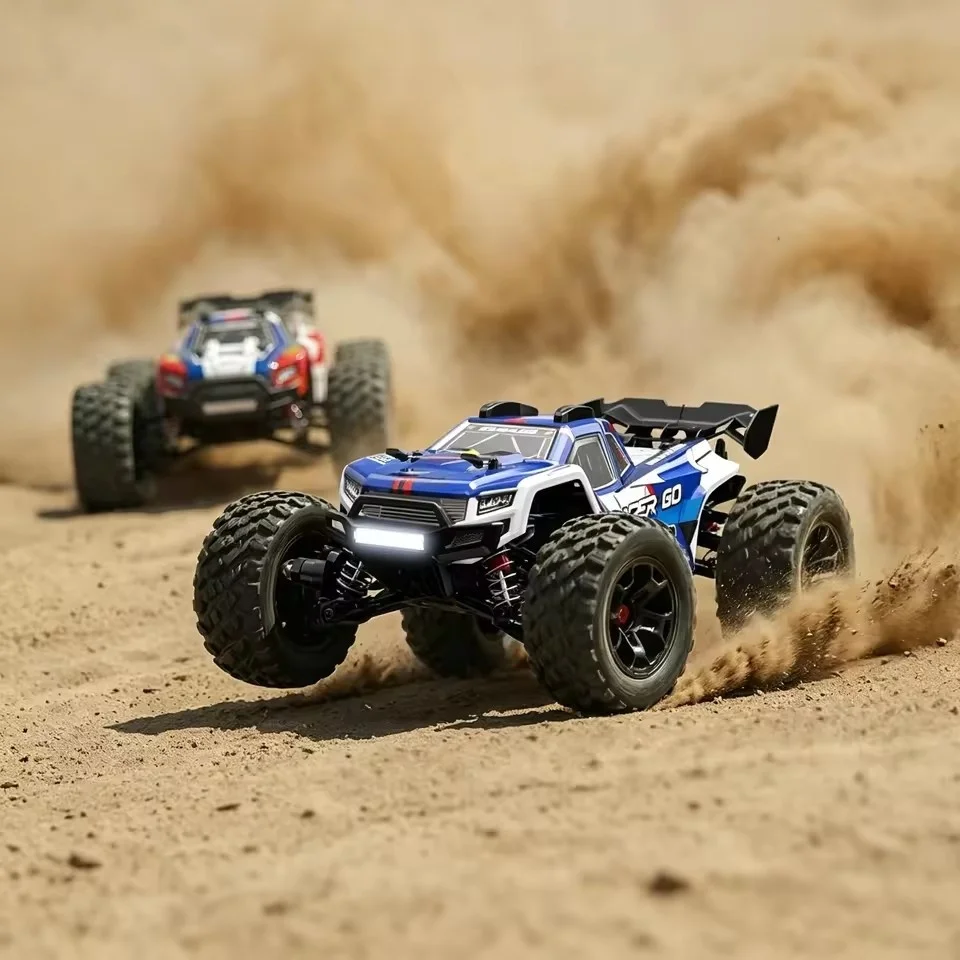 90KM/H High Speed 1:14 Brushless RC Racing Car Brushless Rc Car High Speed Desert Racing Off Road RC Drift Racing Metal Drift
