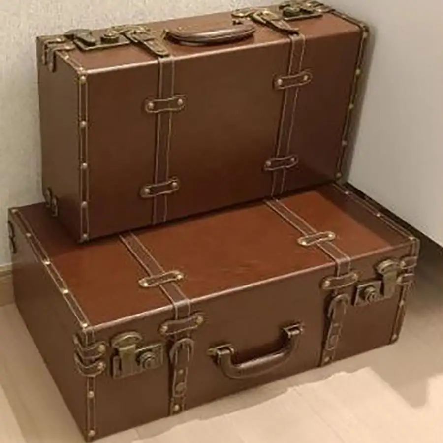 

Retro Sle Handheld Wooden Storage Box Classic Briti Old Faioned Cosplay Props Storage Box for Home Organization