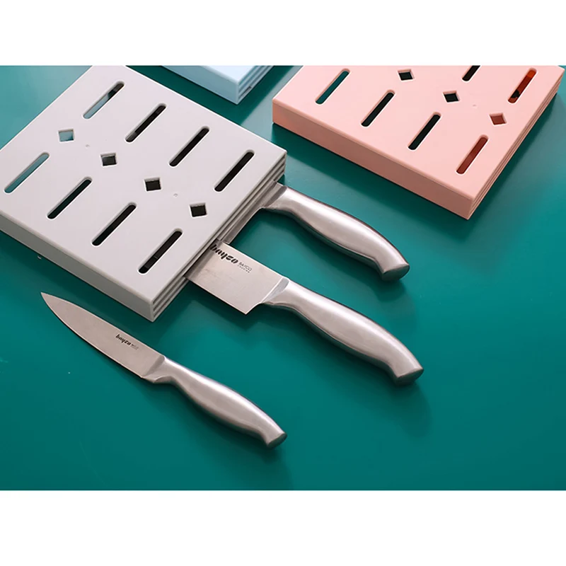 Paste-style Hole-Free Knife Rack Kitchen Storage Rack