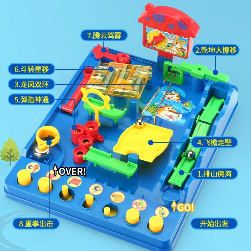 Labirinto orbito tridimensional infantil, bola de caminhada, bola bola bola, quebra-cabeça jogos de tabuleiro, brinquedos para treinar o pensamento
