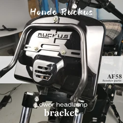Lowered Headlight Brackets Low Down Headlamp Guard Shelf Mount For Gy6 Honda Ruckus Zoomer Af58 Maddog Ice Bear Scooter Parts