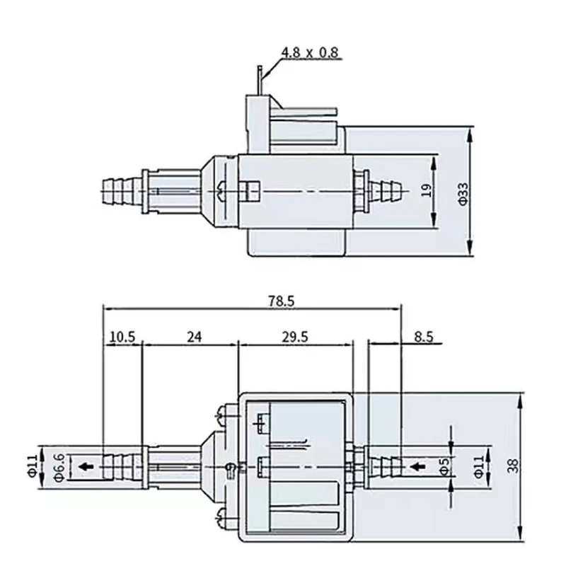 Jiayin JYPC-2 16W 220V-240V Electromagnetic Pump Solenoid Pump Hanging Ironing Machine Water Pump