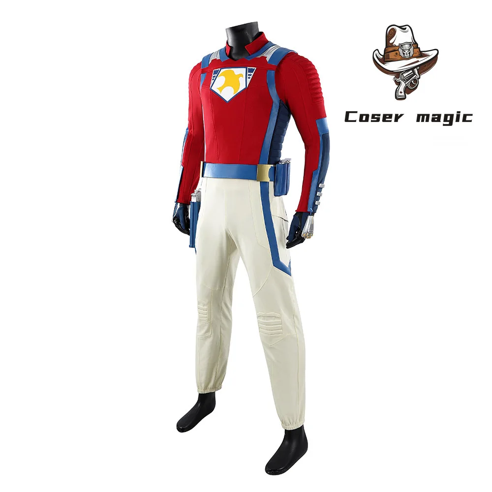 

Peacemaker Cosplay Christopher Smith Costume Parallel Universe Outfit