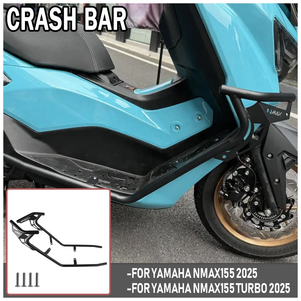 

For Yamaha NMAX155 V3 2025 2026 Motorcycle Bumper Engine Guard High-Intensity Carbon Steel Crash Bar Accessories Modification
