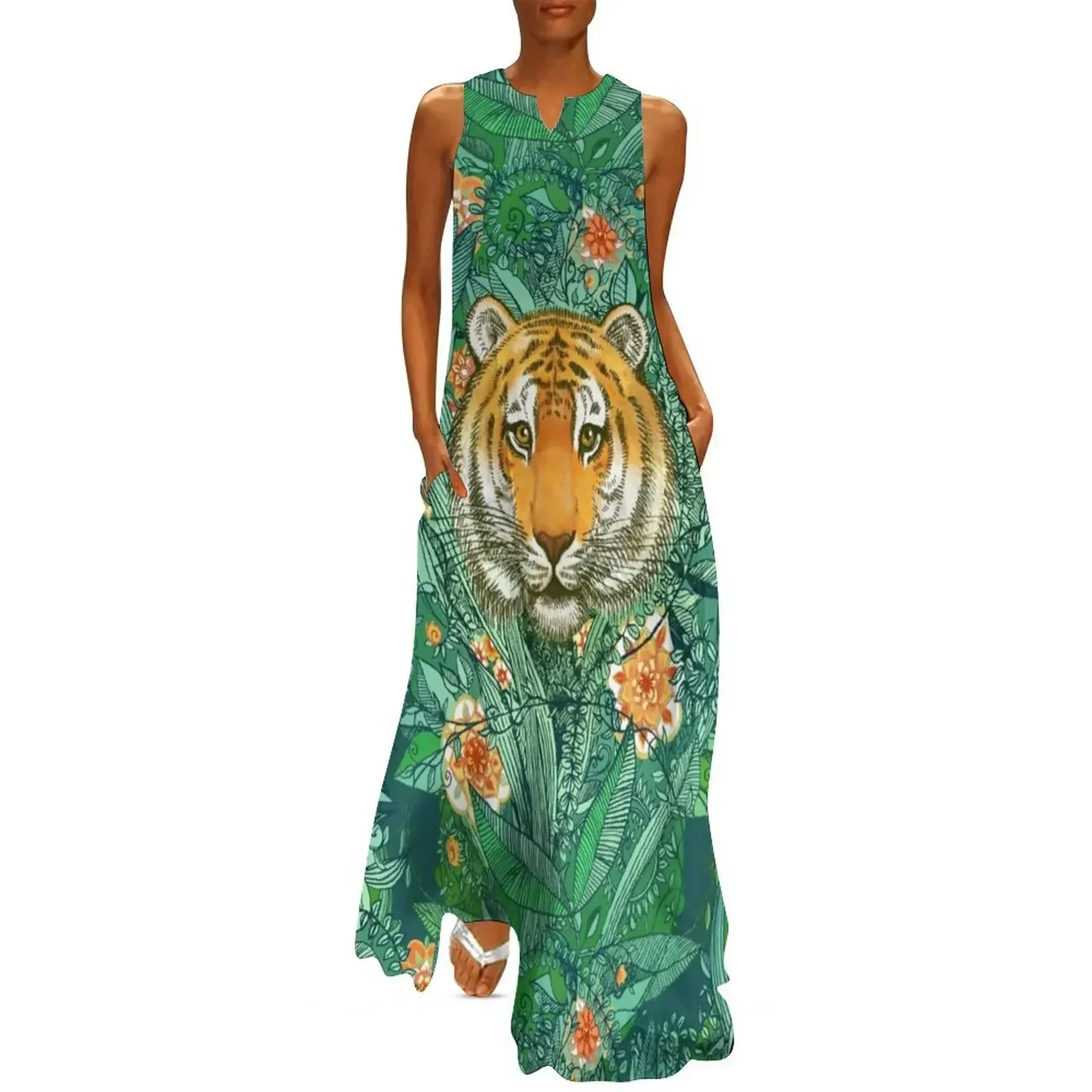 

Tiger Tangle in Color Long Dress long dress women Cocktail of dresses sexy dress for women