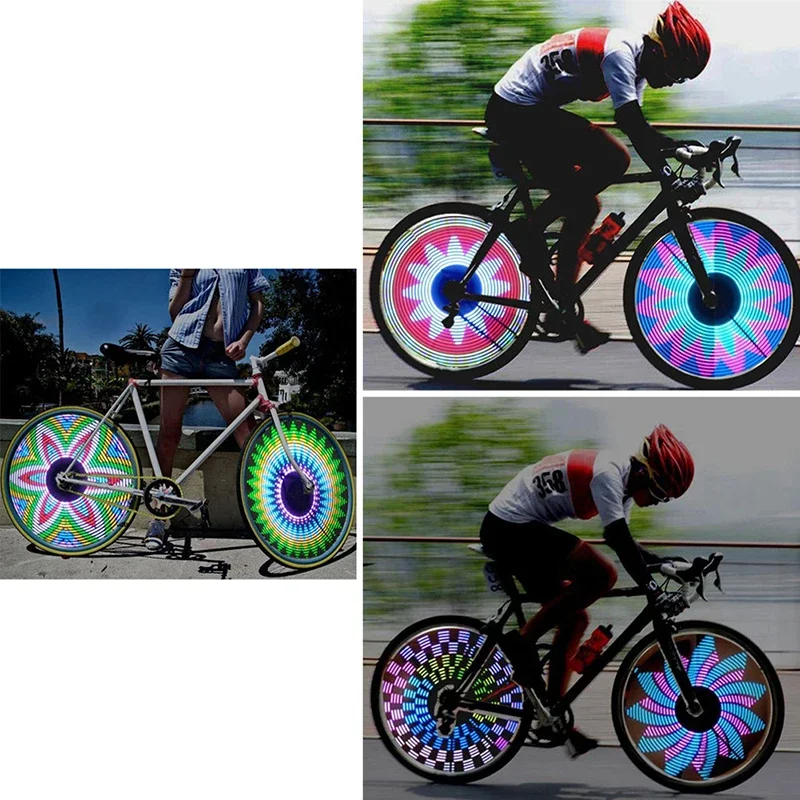 Mountainbike Wheel Light Spaak Lights Waarschuwingslicht Band Signaallicht Kleurrijke Led Fiets Wielverlichting Speelgoed Ride-On Accessoires