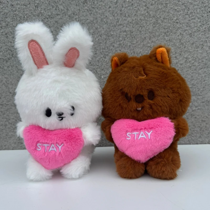 2026 Stray Kids SZKOO FELIX HYUNJIN LEEKnow Muñeco de Peluche de Dibujos Animados Sin Sonido, Muñeco de Peluche para Abrazar, Regalo