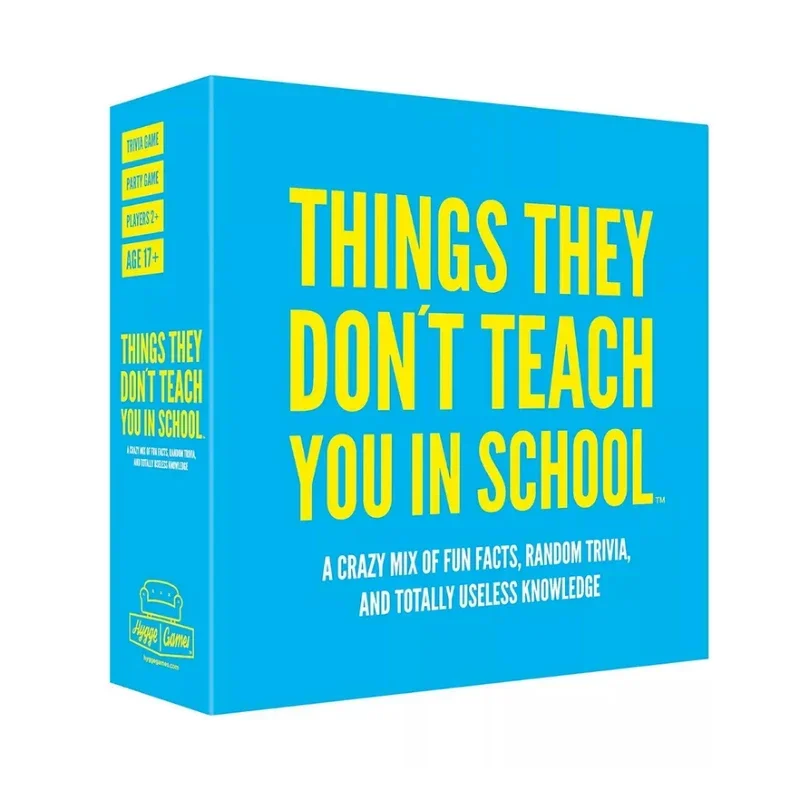 Things They Don\'t Teach You in School Trivia Card Game Board games