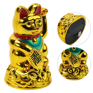 Lucky Wiving Cat winkt Maneki Neko, Gold Fortune, Feng Shui, 6,5 12 Hauptverkaufsmünzen Naruto - №4