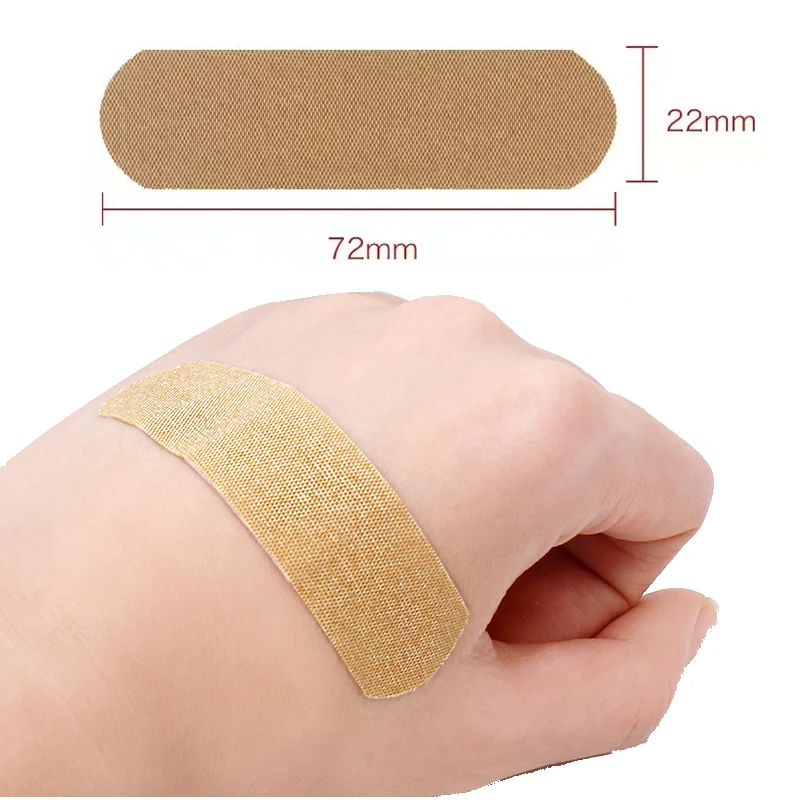 Band Aid elástico ferida adesivo gesso, ataduras anti-bactérias, fitas, casa, viagens, ao ar livre, esportes, kit de primeiros socorros suprimentos, 20-100pcs