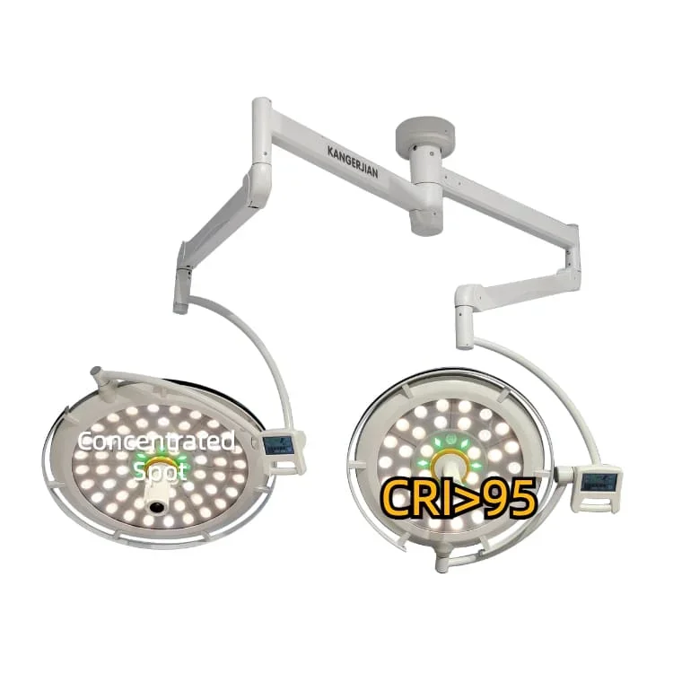 

A L5 china hospital operation room DOUBLE DOMES PORTABLE suppliers Round Mobile OT Lamp