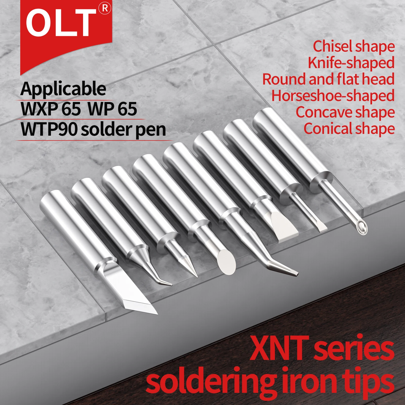 Serie WELLER XNT Reemplace las puntas del soldador XNT1SC XNTA XNT6 XNTD XNTKN XNT1X XNT1S XNTH XNTB Compatibilidad WXP65 WTP90 WT1010