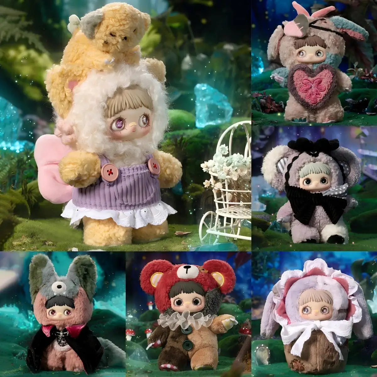 

Maymei Symbiote Neverland Series Blind Box Doll Maymei V4 Vinly Plush Mystery Box Surprise Bag Key Chain Pendant Decor Gift Toys