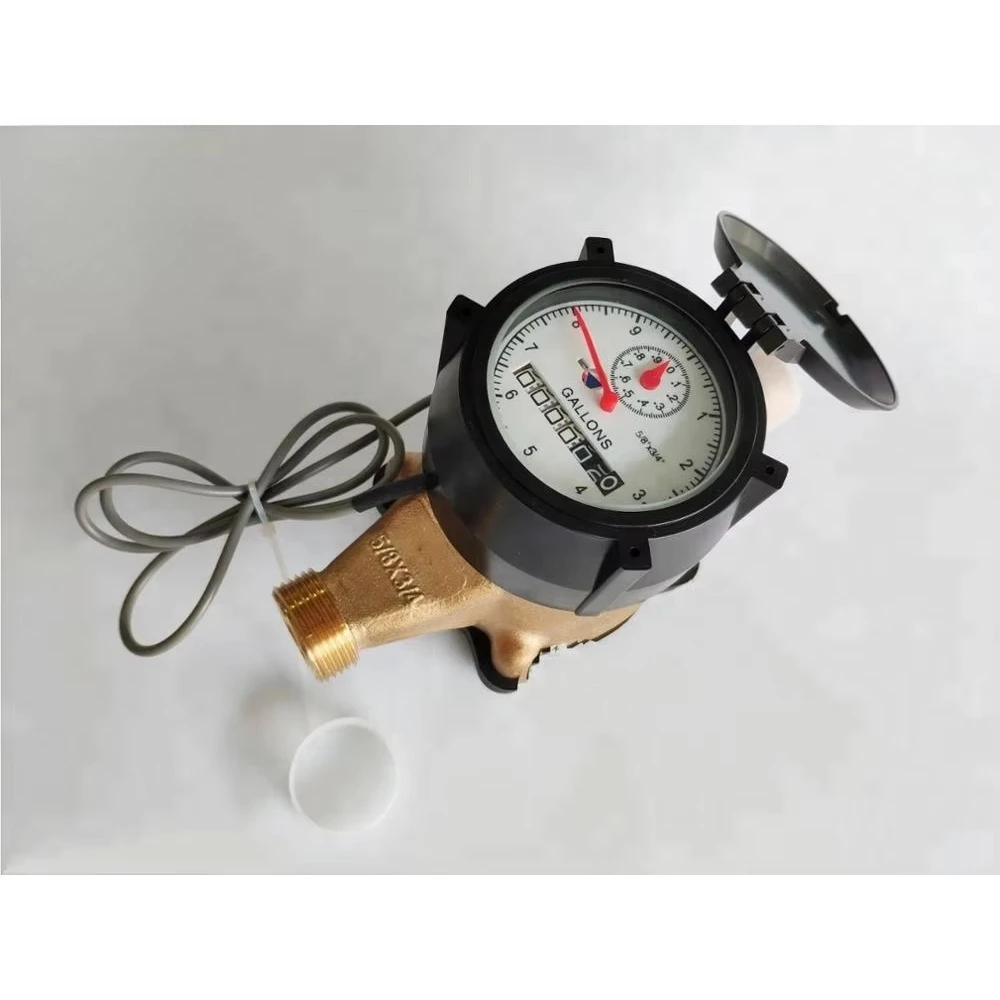 Factory direct sales Youxin horizontal 20 flow brass bronze water gallon intelligent flowmeter