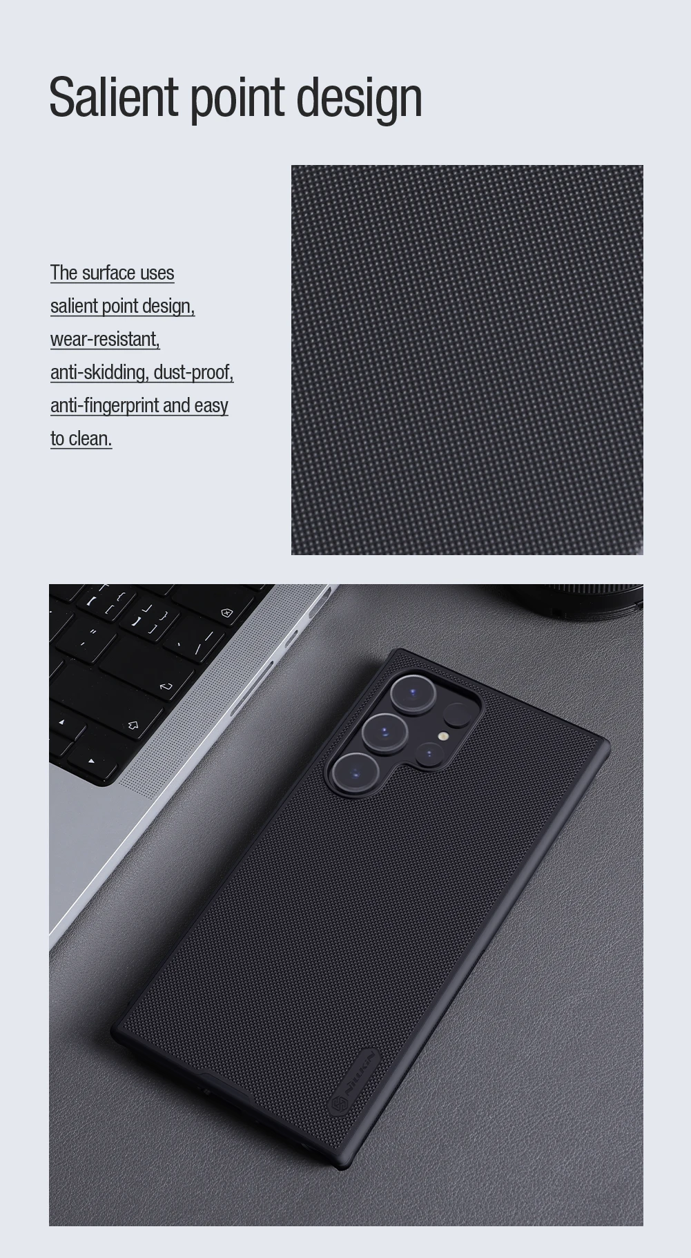 Für Samsung Galaxy S24 Ultra / S24 Plus / S24 Hülle Nillkin Super Frosted Shield Magnetische Abdeckung für Samsung S24 Ultra 5G Hülle – Detail 7