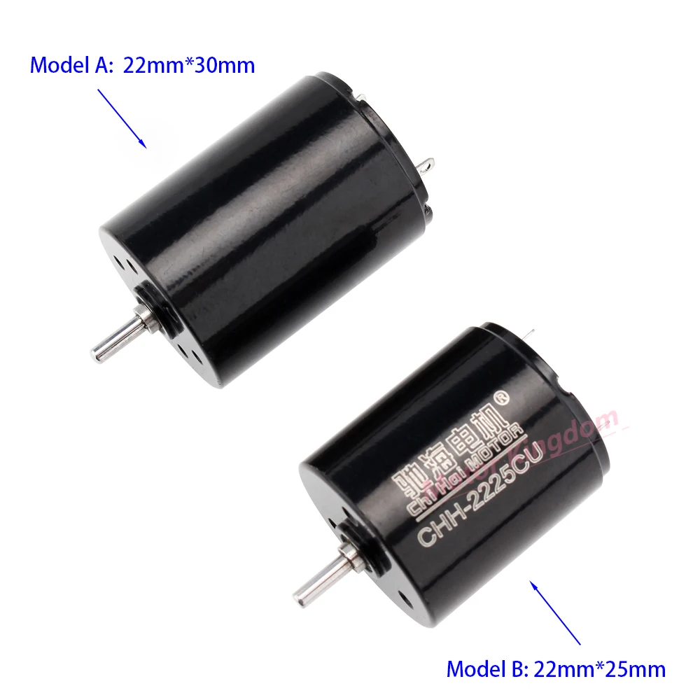 

2225 2230 22mm Big Coreless DC Motor 12V 11500RPM/ 11000RPM High Speed Engine For Tattoo Machine