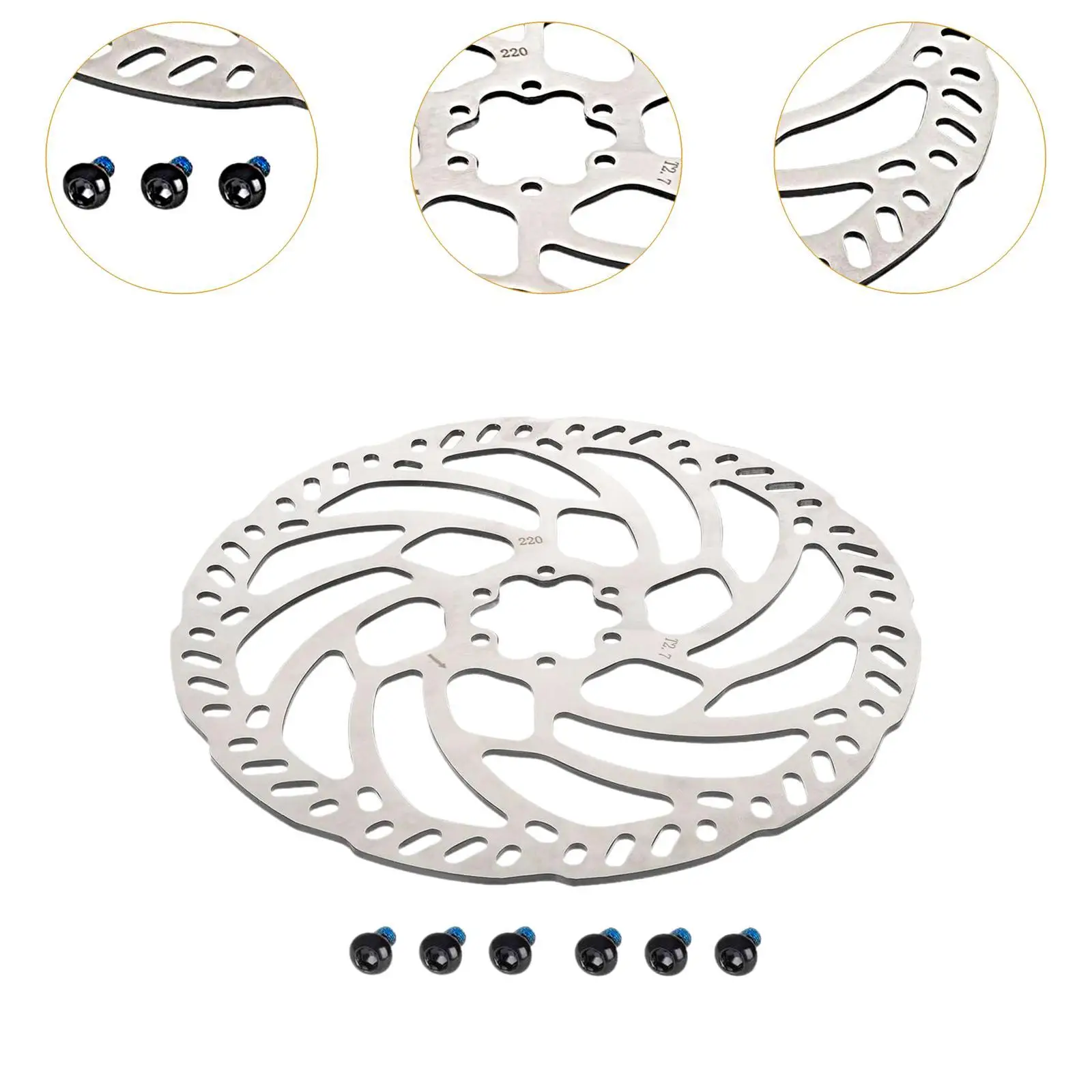 220mm 2.3mm Thick Components Multi-scenario High Performance Easy to Replace Motorcycle Disc Brake Rotor for Talaria x3 MX3