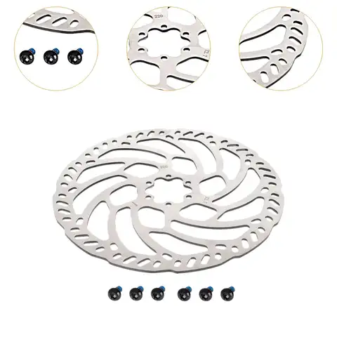220 mm 2,9 mm tjocka komponenter, högpresterande, lättbytbar motorcykelskivbromsskiva för Talaria x3 MX3, för flera scenarier 10 best sales 220 mm skivrotor - №3