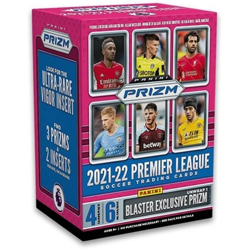 

2021-2022 Panini Prizm Premier League Soccer Blaster Box - 24 Trading Cards Per Box