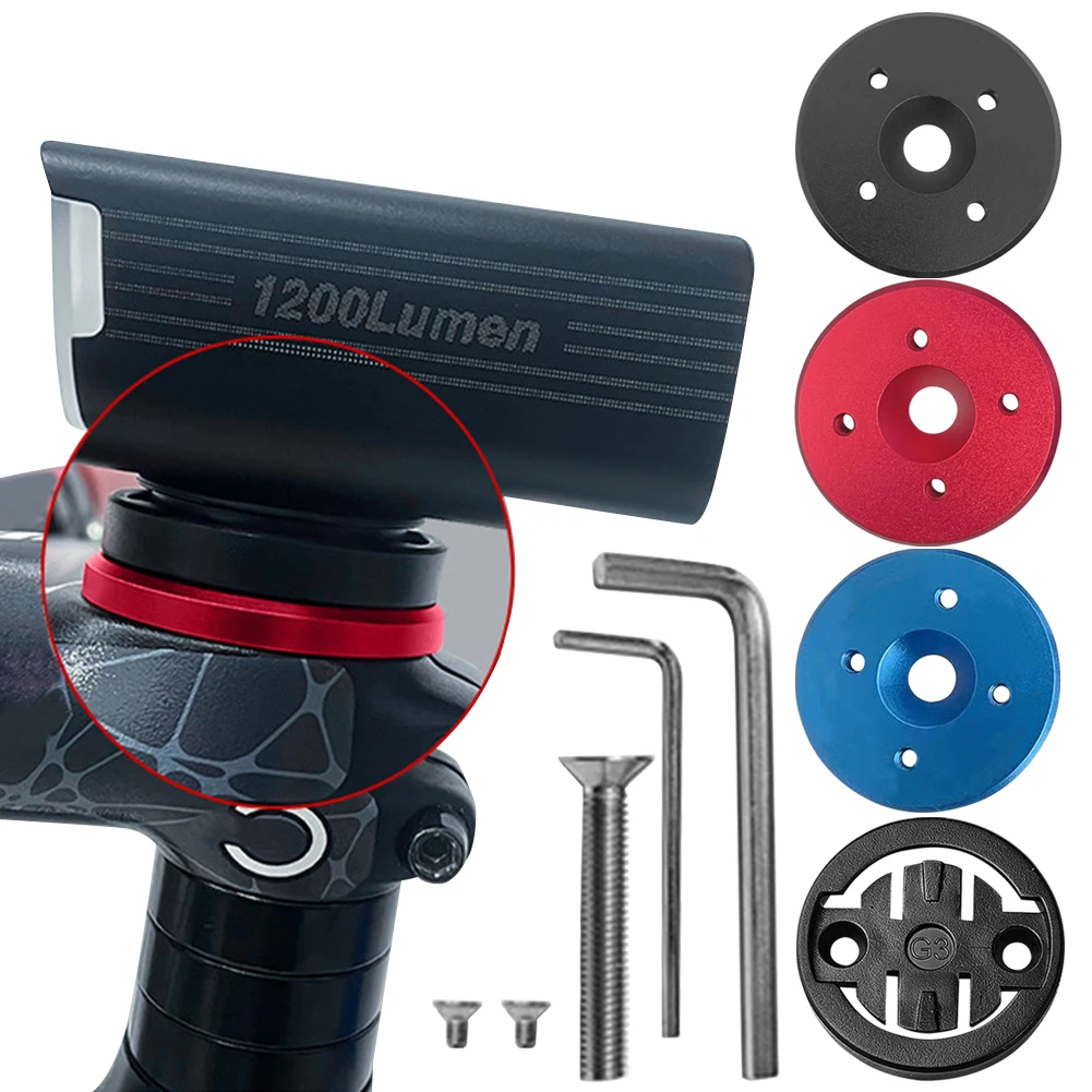 

MTB Bike Computer Holder Waterproof Bicycle Computer Bracket Bike Code Meter Fixing Base for Garmin 28.6mm Top Cap Bicycle