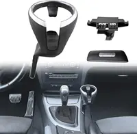 Portavasos de asiento delantero extraíble para BMW 135i 128i X1 E81 E82 E87, Kit de portavasos para consola central 51160443082 51169144632