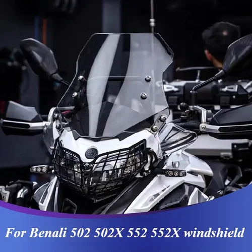 Imagen 2 del producto Parabrisas de motocicleta Benelli TRK502 TRK502X TRK 502 502X 552 552X TRK552X, deflectores de viento de doble burbuja