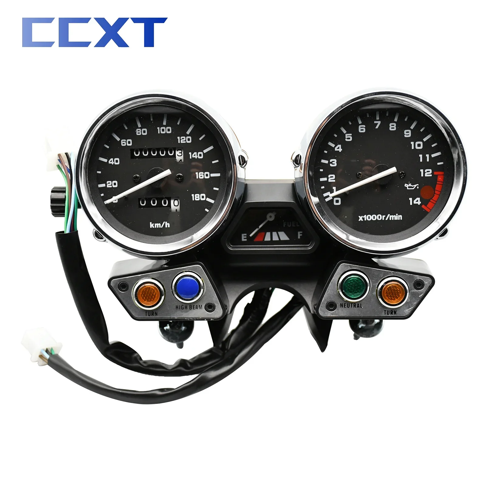 Motorcycle Instrument Assembly Gauges Meter Cluster Speedometer Odometer Tachometer For YAMAHA XJR 400 XJR400 (4HM) 1995-1997