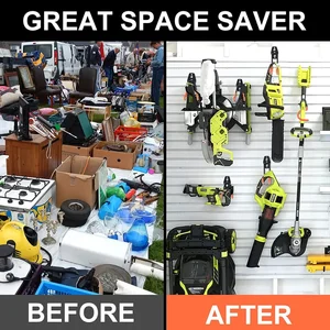 Robuster Metallhaken, Garagenorganisator, Wandbaugruppe, Fahrradbügel, Wandmontage, Nicht -Slip -Hub für Treppen, Gartenwerkzeug 10 Hauptverkaufsmetallic Support - №8