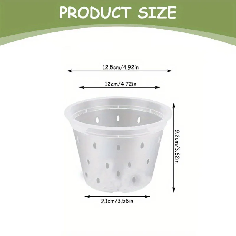 transparent plant pots with drainage holes, flexible plastic plant pots transparent flower pots for plants plastic seed pots