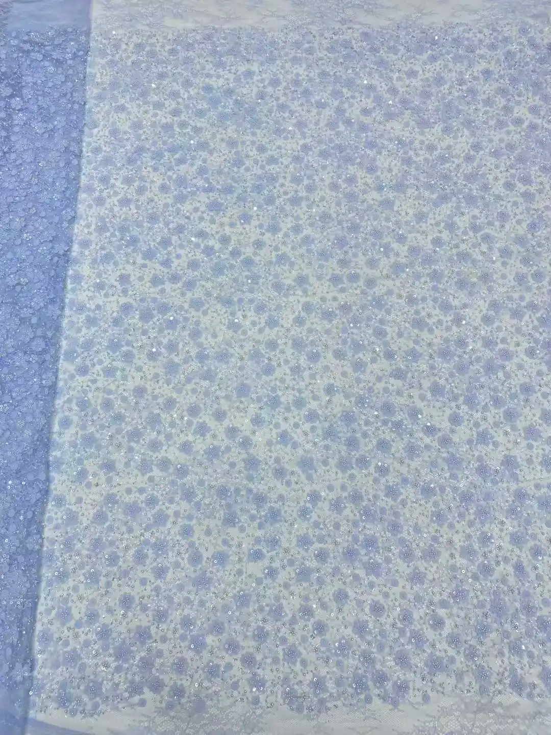 ثلاثية الأبعاد الخرز الأفريقي الترتر أقمشة الدانتيل 2026 جديد الدانتيل والتطريز الترتر شبكة نسيج الدانتيل 5 ياردة للنساء فساتين حفلات الزفاف