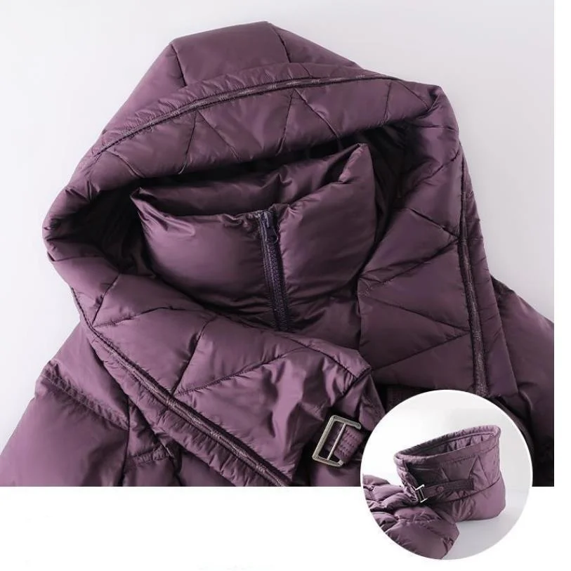 Spessa ragazze caldo Parka bambini giacca inverno Casual adolescenti capispalla cappotti viola con cappuccio tuta da neve bambini cotone giacca a