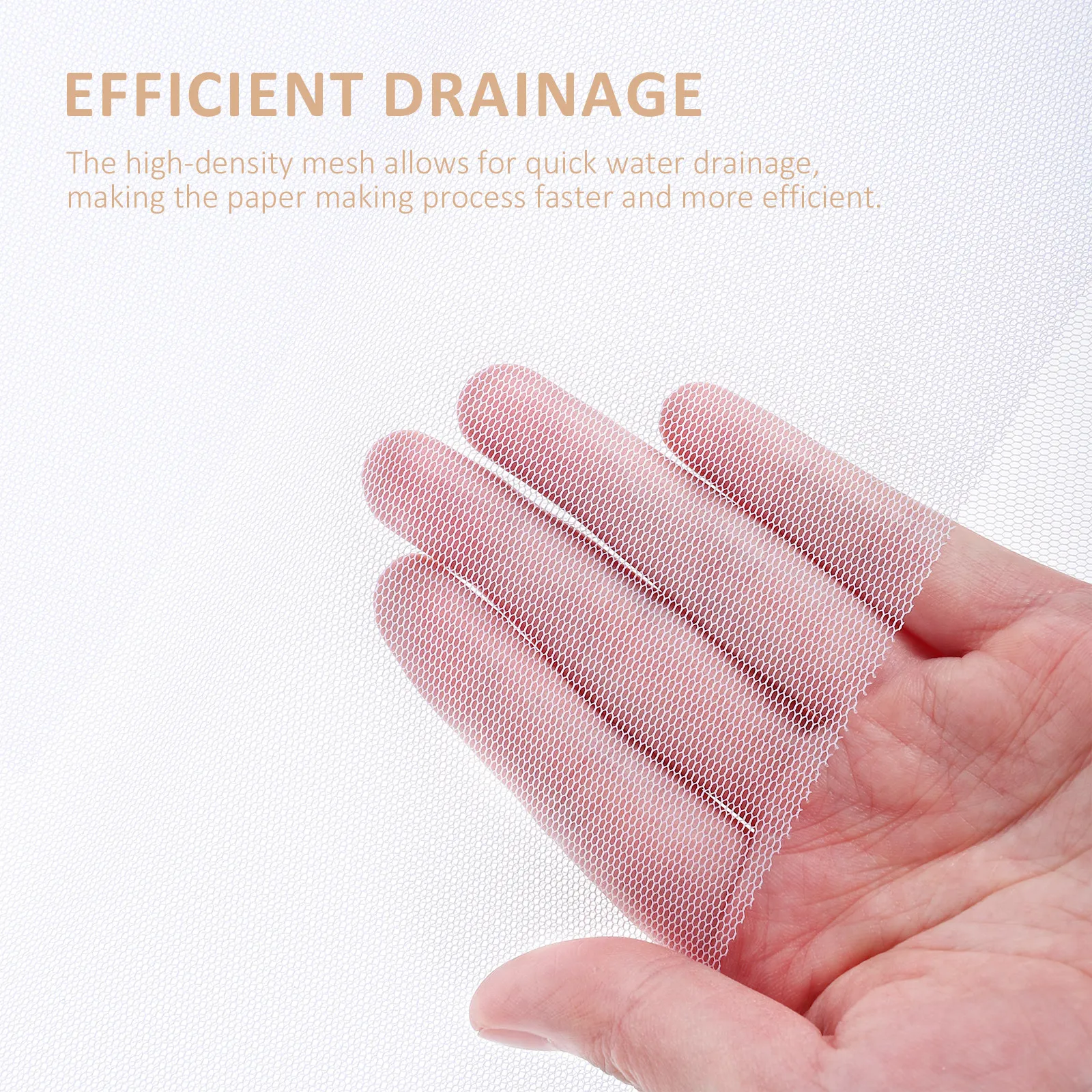 

1Set Mold and Deckle Paper Making Kit Double Layer Wood Frame Screen for DIY Handmade Paper Efficient Drainage Natural Texture