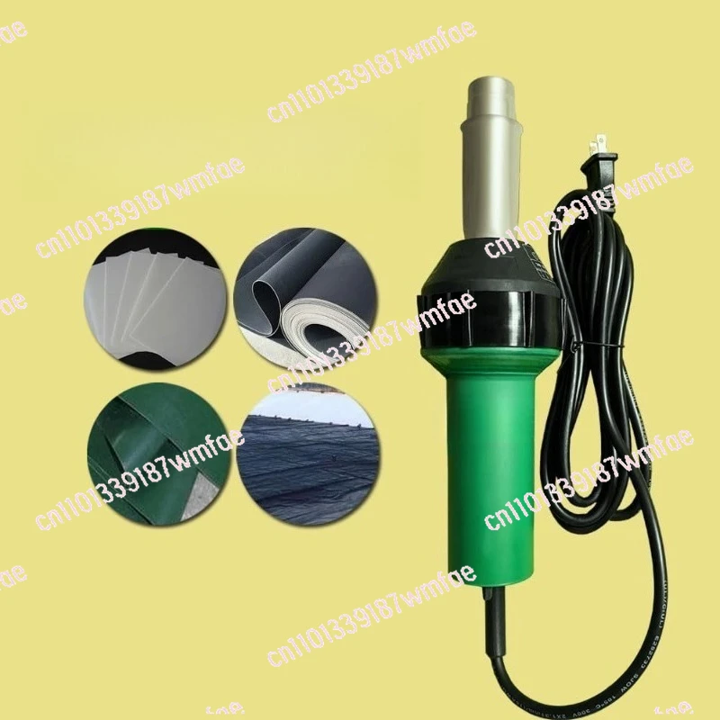 

Сварочный аппарат 1600 Вт для сварки пластика, 5 насадок, нагревательный элемент и барабан, горелка для сварки горячим воздухом