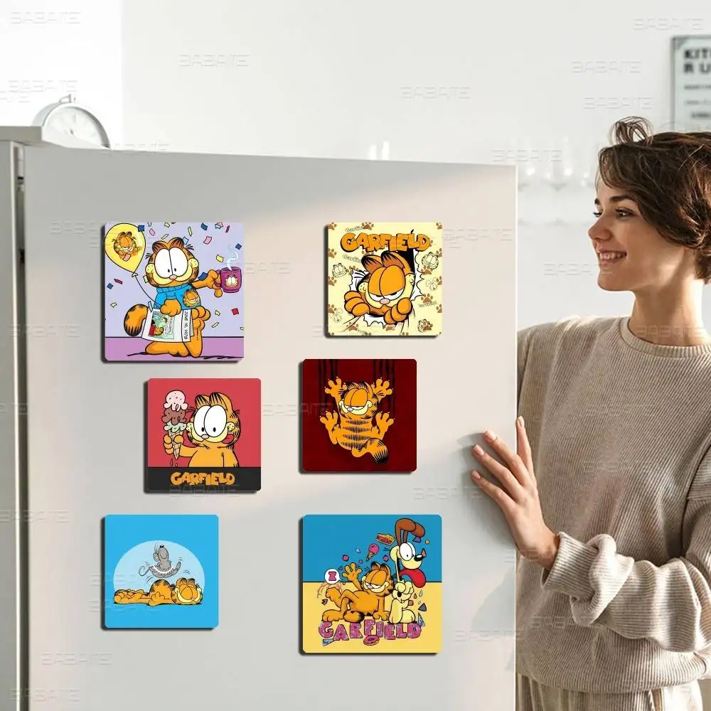 G-Garfield Personalized Creative Classic Painting Magnets Fridge Photo Message Decorative
