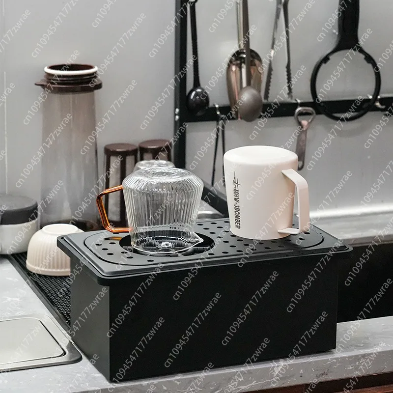Kitchen Bar Glass Washer Sink with Cup Washing Machine for Coffee Bar Hotel Kitchen Glass Washer