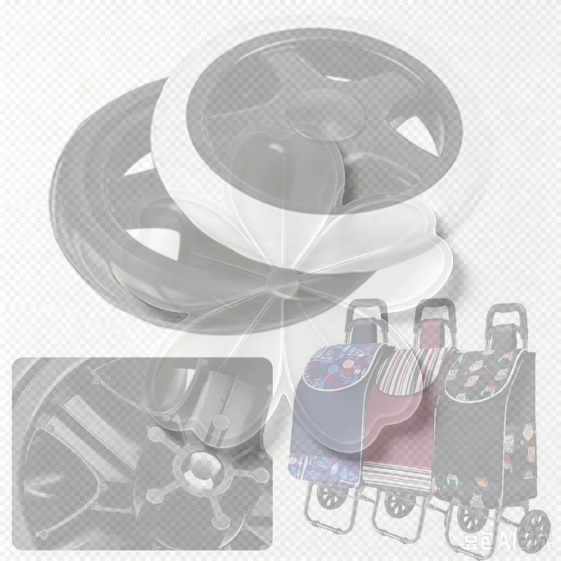 2Pcs Fashion Flexible Shopping Cart Wheels Replacement Anti Slip Travelling Trolley Caster Wear-resistant Tire Wheel Fashion