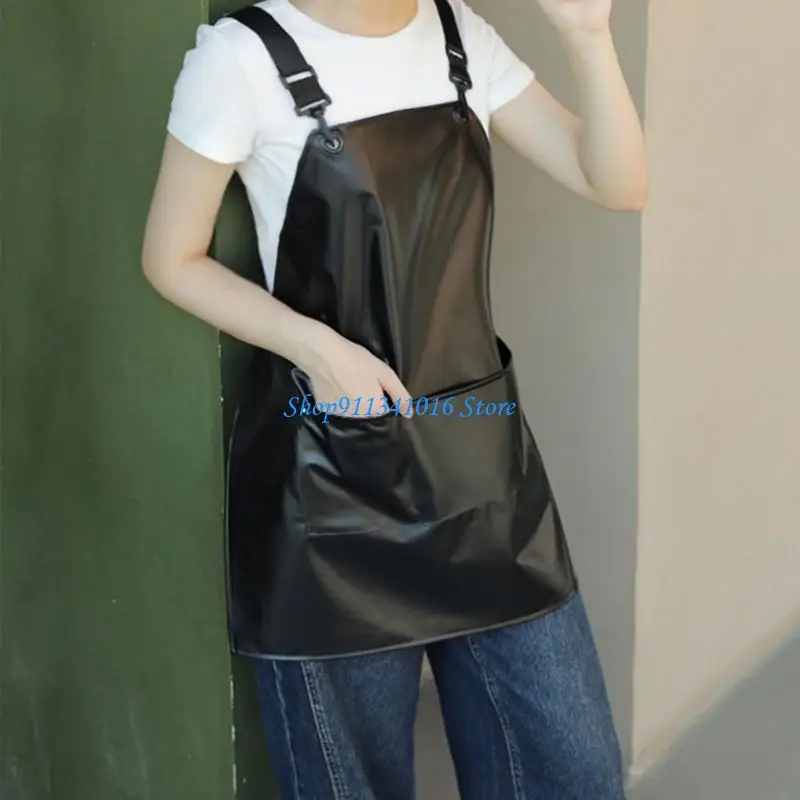 Professional Chefs Apron TPU Oil Proof Waterproof Comfort Oil Resistant