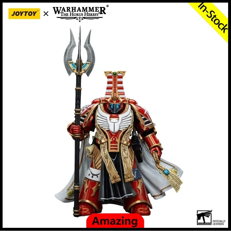 

[In Stock] JOYTOY Warhammer 40K 1/18 Thousand Sons Legion Librarian Consul Anime Action Figure Toys Gifts Collection Model
