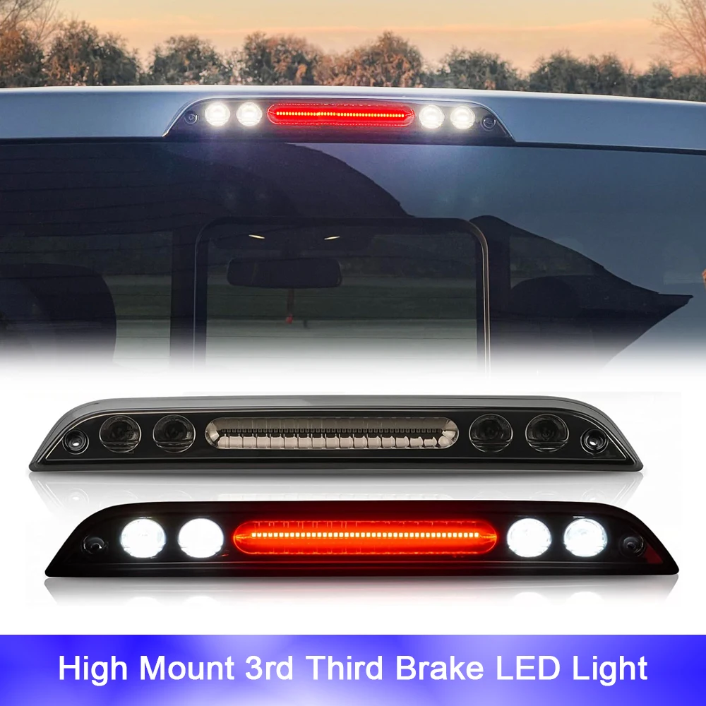 

High Mount Third Brake LED Lights No Error For Ford F150 F250 F350 F450 Ranger Maverick OEM#FL3Z13A613C Trunk Stop Warning Lamp