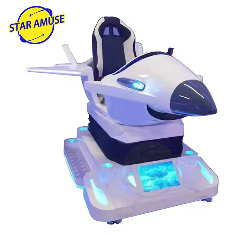 Indoor VR Flight Simulator Virtual Reality Arcade Game Machine For Shopping Mall Airplane Flying Shooting Gaming