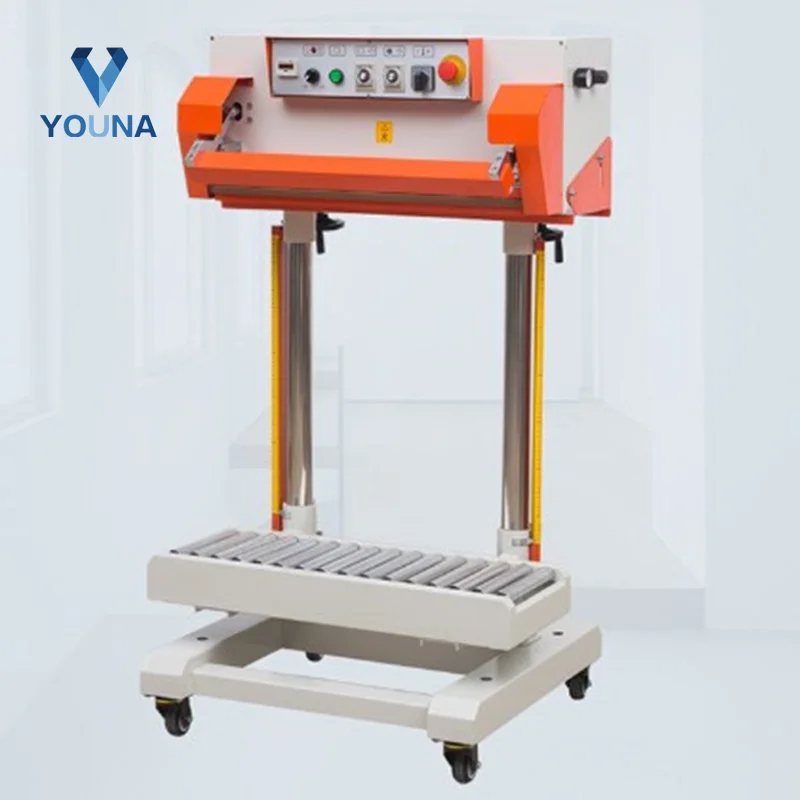 

OLF700A Pneumatic 25kg 50kg Heat Sealer Kraft Paper Pouch Heavy Flour Rice Grain Fertilizer Plastic Bag Sealing Machine