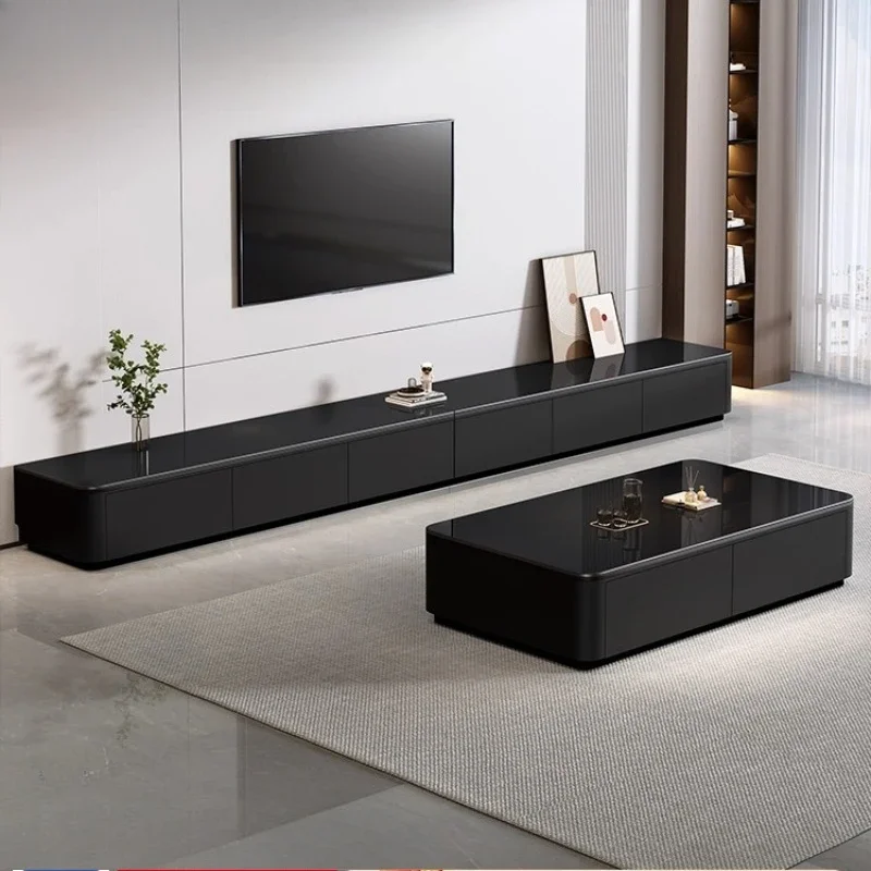 

Wooden 70 Inch TV Cabinet Floor Living Room Luxury High-end Apartment Tv Table Entertainment Center Supports House Furniture