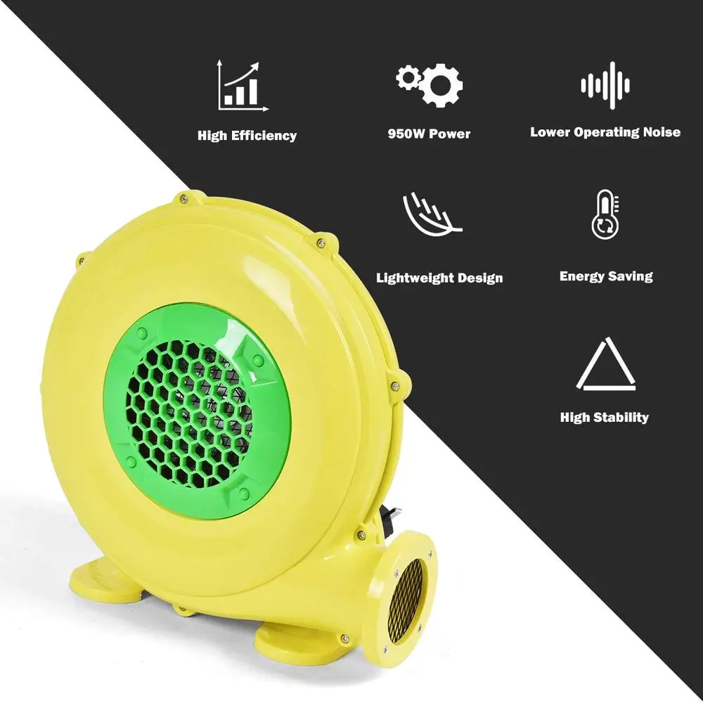 Powerful 480W Air Blower Pump Fan Inflatables Efficient High Pressure Bouncer Blower Portable Lightweight Design Quiet Operation