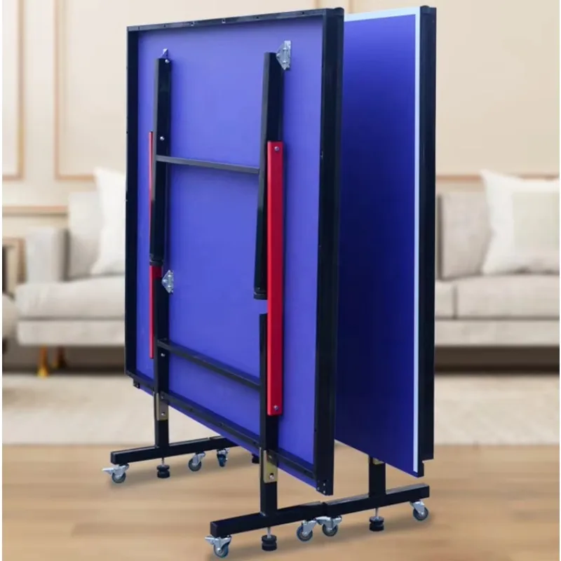 

MDF HDF Movable 15mm 18mm 25mm Indoor Foldable Table Tennis Tables for Sale