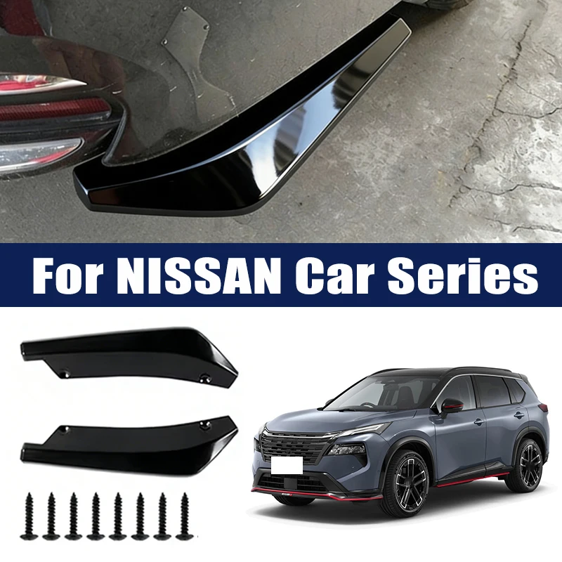 

Car Rear Bumper Lip Diffuser Splitter Spoiler Scratch Protector For Nissan X-Trail Altima Sentra Rogue Pathfinder Versa Maxima