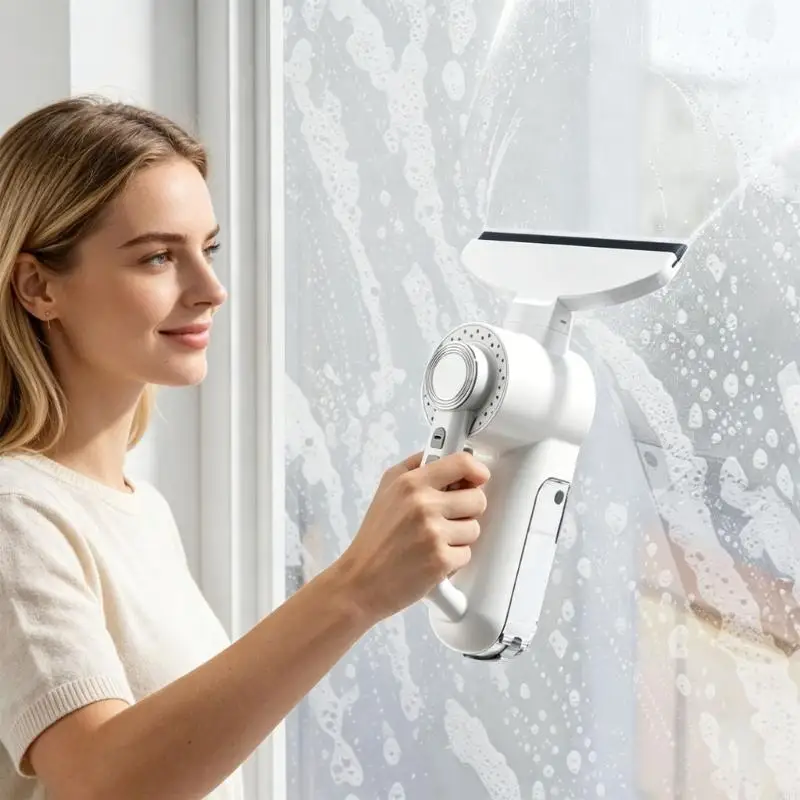 Automatic Glass Cleaning Tool With 206mm Wide Blade And Fast Drying Technology For Clear Reflective Areas In Homes automobiles