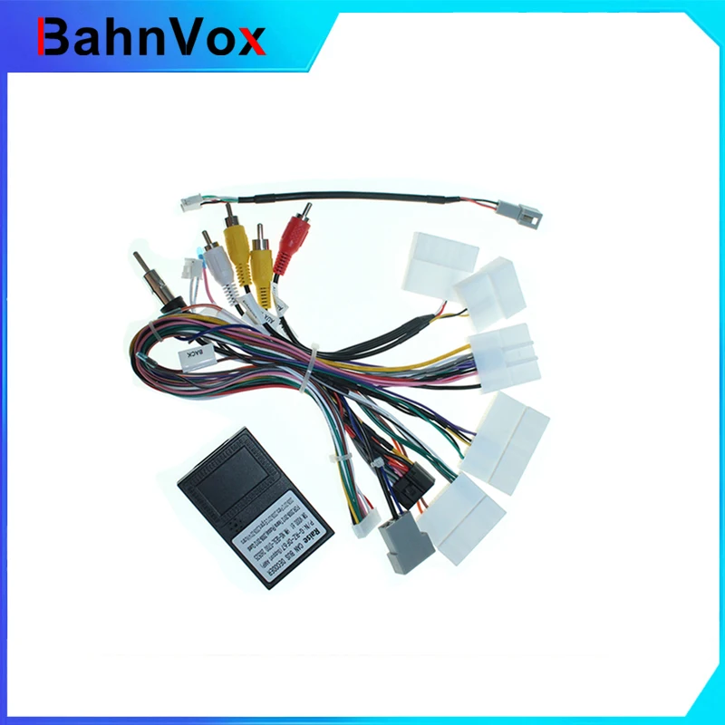 For Nissan Teana VIP 3.5L XV 2008 2.5L XV Android Radio Car 16 Pin Stereo Power Wiring Harness Cable Adapter Canbus Decorder