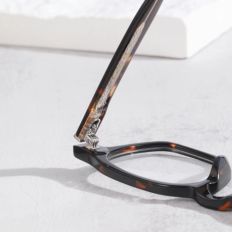 Top Quality Acetate Square Glasses Frame Men Women Classic Retro Trendy Eyeglasses Japanese Handmade Vintage Unisex Eyewear